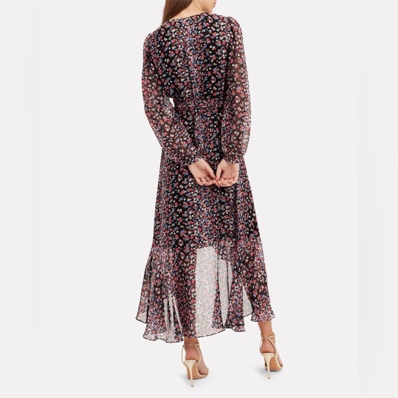 INTERMIX Sybil Silk Floral Dress (D4) - Picture 5 of 10